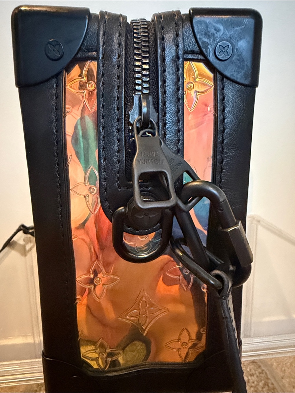Louis Vuitton Iridescent Monogram Crossbody with Black Trim - Picture 2 of 4